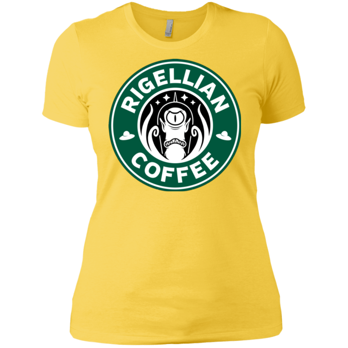 T-Shirts Vibrant Yellow / X-Small Rigellian Coffee Women's Premium T-Shirt