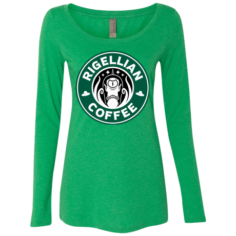 T-Shirts Envy / Small Rigellian Coffee Women's Triblend Long Sleeve Shirt