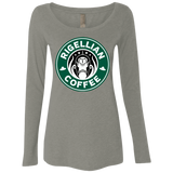 T-Shirts Venetian Grey / Small Rigellian Coffee Women's Triblend Long Sleeve Shirt
