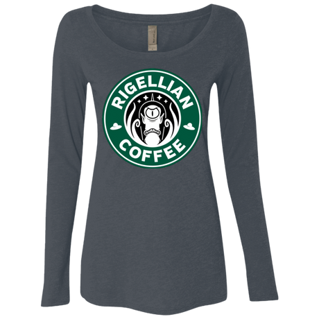 T-Shirts Vintage Navy / Small Rigellian Coffee Women's Triblend Long Sleeve Shirt