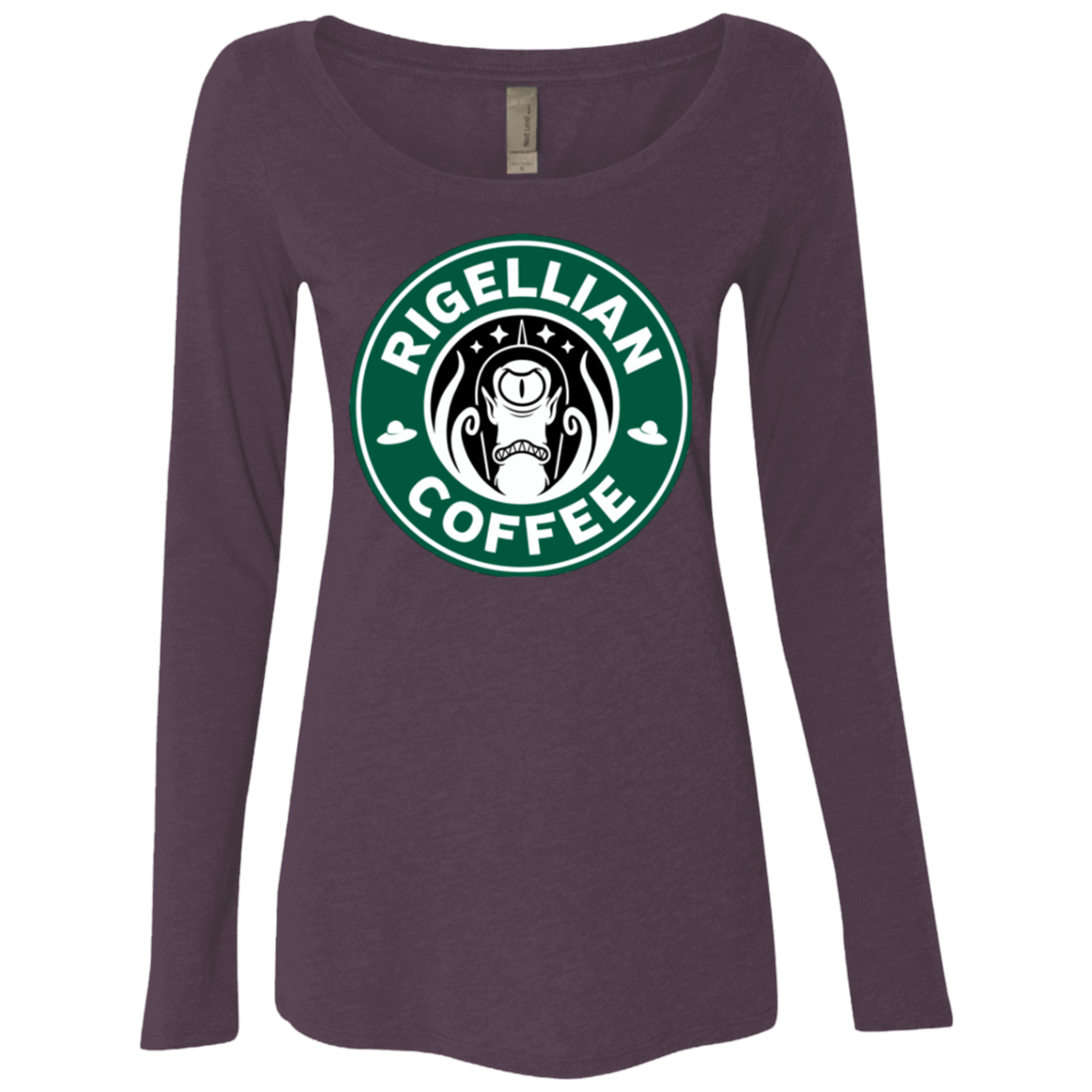 T-Shirts Vintage Purple / Small Rigellian Coffee Women's Triblend Long Sleeve Shirt