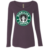 T-Shirts Vintage Purple / Small Rigellian Coffee Women's Triblend Long Sleeve Shirt