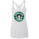 T-Shirts Heather White / X-Small Rigellian Coffee Women's Triblend Racerback Tank