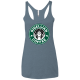 T-Shirts Indigo / X-Small Rigellian Coffee Women's Triblend Racerback Tank