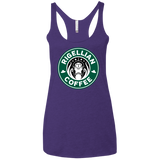 T-Shirts Purple / X-Small Rigellian Coffee Women's Triblend Racerback Tank