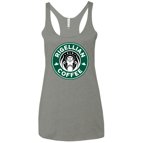T-Shirts Venetian Grey / X-Small Rigellian Coffee Women's Triblend Racerback Tank