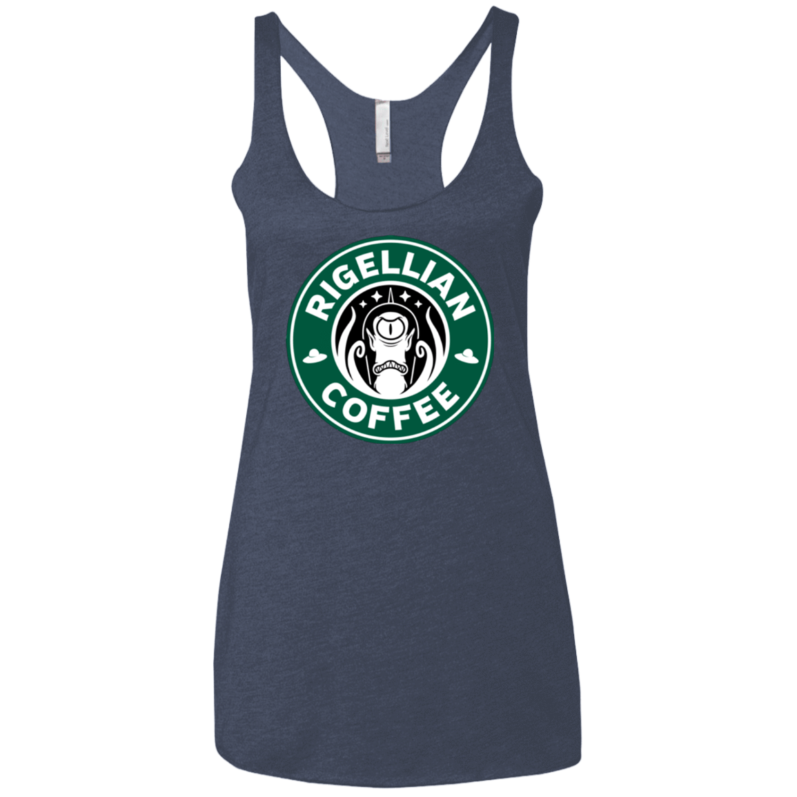 T-Shirts Vintage Navy / X-Small Rigellian Coffee Women's Triblend Racerback Tank
