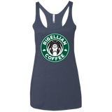 T-Shirts Vintage Navy / X-Small Rigellian Coffee Women's Triblend Racerback Tank