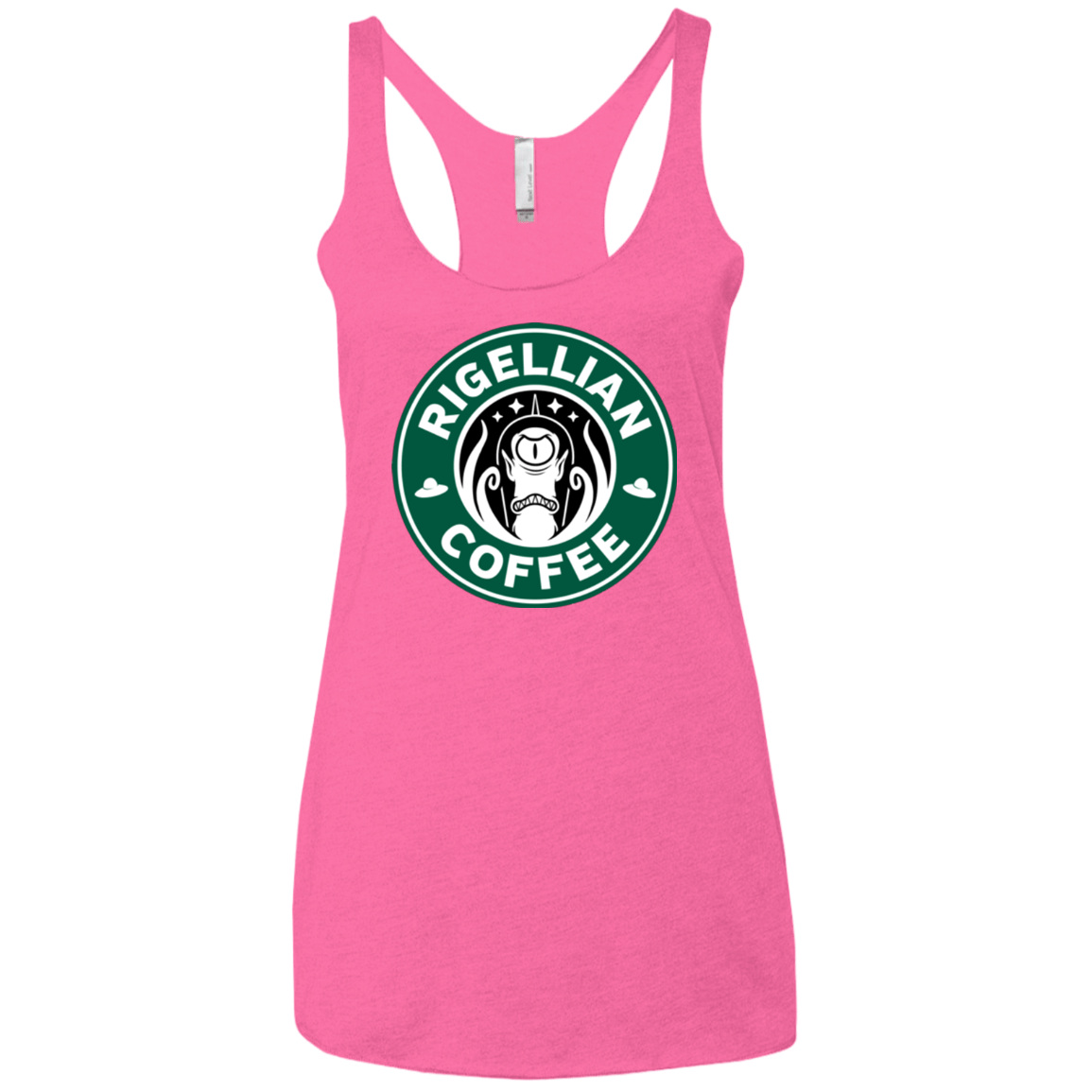 T-Shirts Vintage Pink / X-Small Rigellian Coffee Women's Triblend Racerback Tank