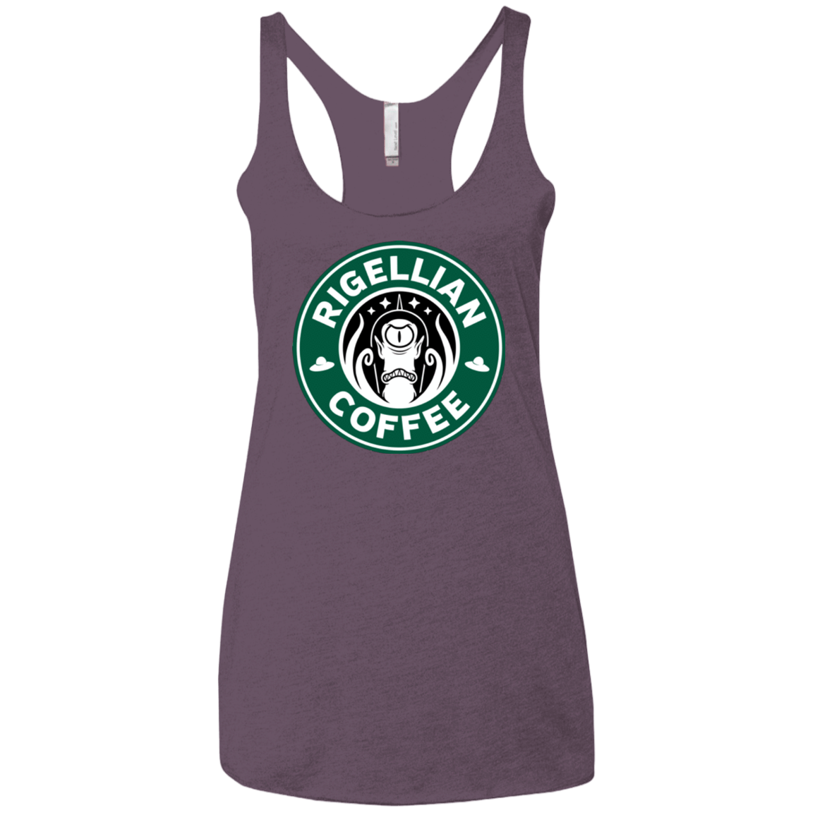 T-Shirts Vintage Purple / X-Small Rigellian Coffee Women's Triblend Racerback Tank