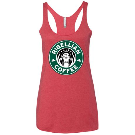 T-Shirts Vintage Red / X-Small Rigellian Coffee Women's Triblend Racerback Tank