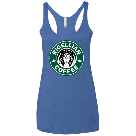 T-Shirts Vintage Royal / X-Small Rigellian Coffee Women's Triblend Racerback Tank