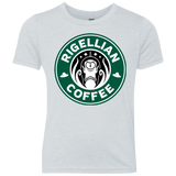 T-Shirts Heather White / YXS Rigellian Coffee Youth Triblend T-Shirt