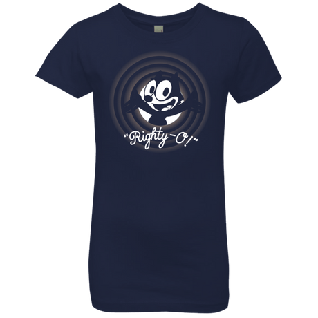 T-Shirts Midnight Navy / YXS Righty -O Girls Premium T-Shirt