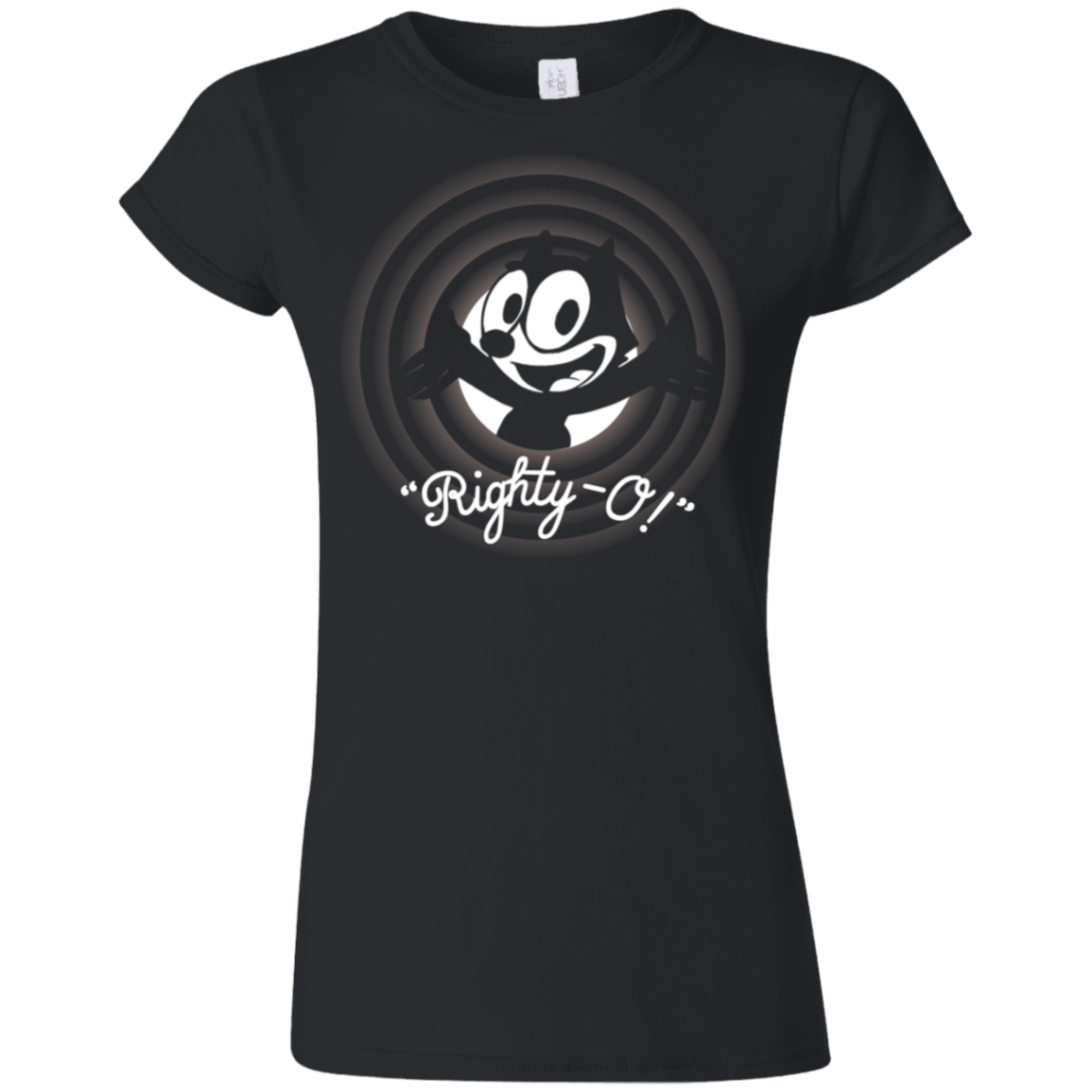 T-Shirts Black / S Righty -O Junior Slimmer-Fit T-Shirt