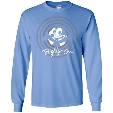 T-Shirts Carolina Blue / S Righty -O Men's Long Sleeve T-Shirt