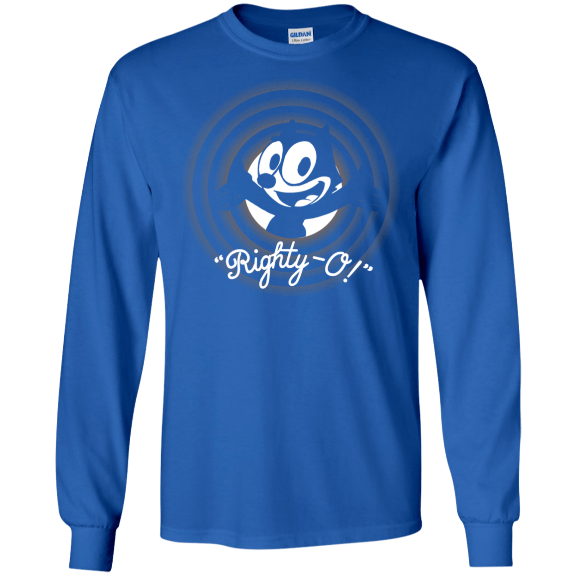 T-Shirts Royal / S Righty -O Men's Long Sleeve T-Shirt