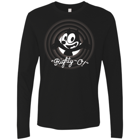 T-Shirts Black / S Righty -O Men's Premium Long Sleeve