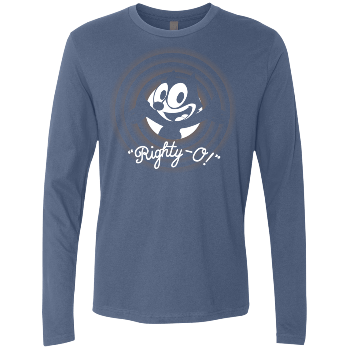 T-Shirts Indigo / S Righty -O Men's Premium Long Sleeve