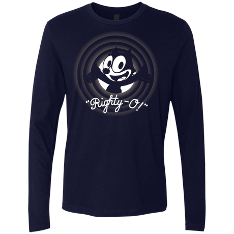 T-Shirts Midnight Navy / S Righty -O Men's Premium Long Sleeve