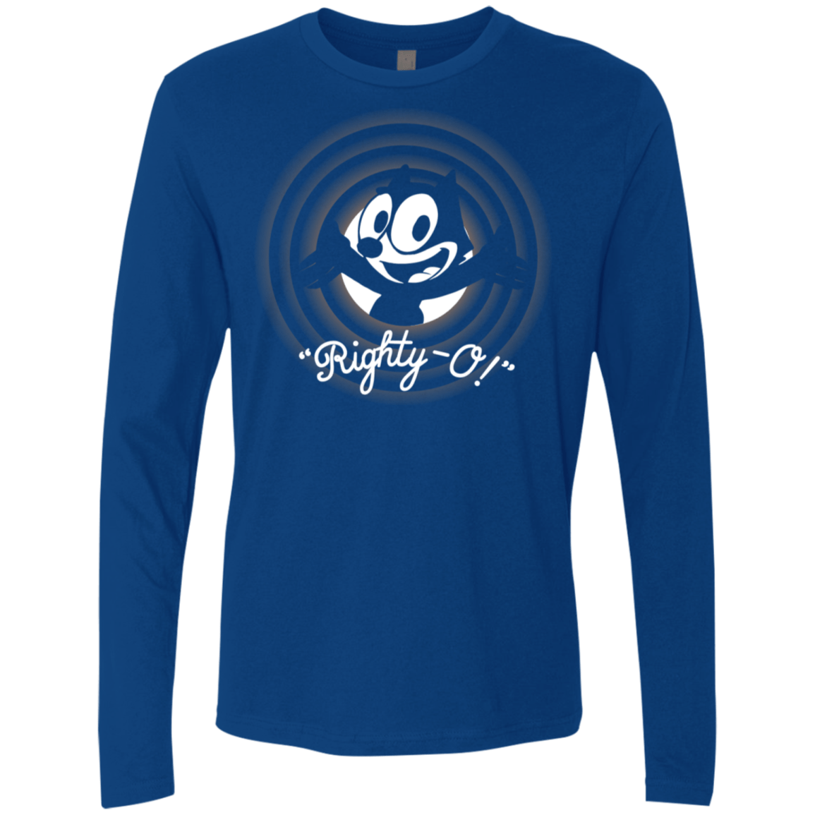 T-Shirts Royal / S Righty -O Men's Premium Long Sleeve