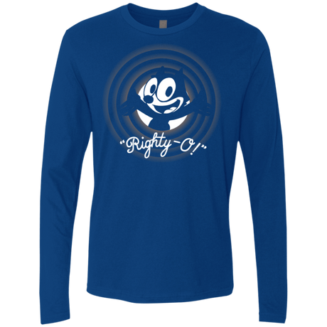 T-Shirts Royal / S Righty -O Men's Premium Long Sleeve