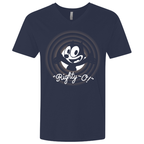 T-Shirts Midnight Navy / X-Small Righty -O Men's Premium V-Neck