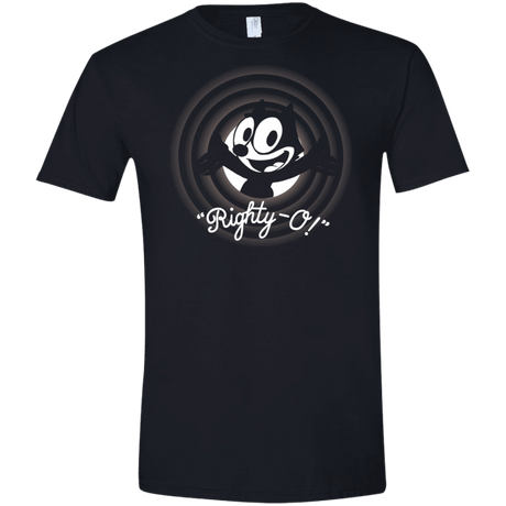 T-Shirts Black / X-Small Righty -O Men's Semi-Fitted Softstyle