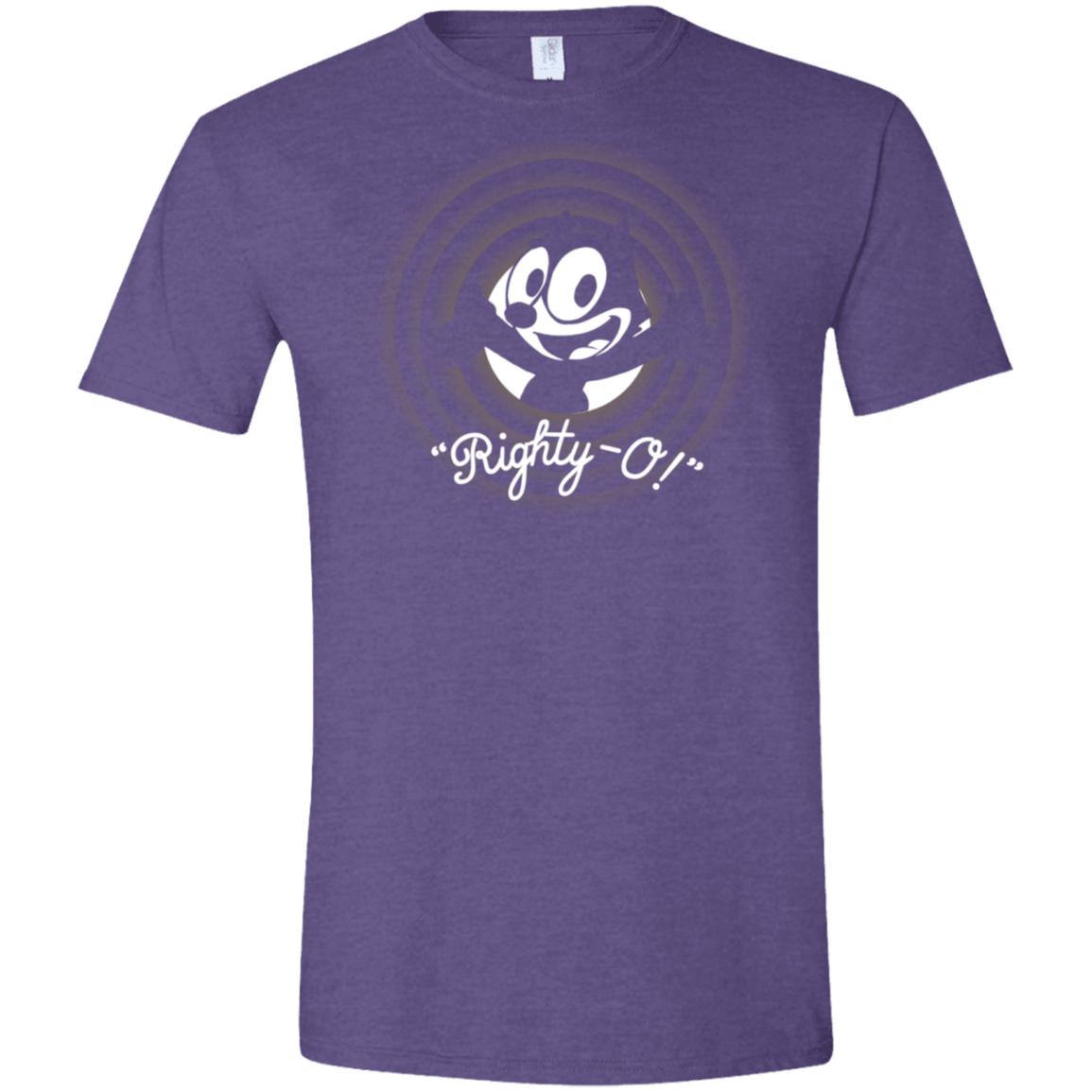 T-Shirts Heather Purple / S Righty -O Men's Semi-Fitted Softstyle