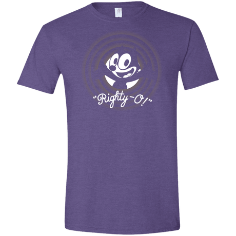 T-Shirts Heather Purple / S Righty -O Men's Semi-Fitted Softstyle