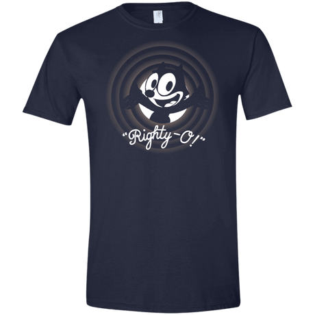 T-Shirts Navy / X-Small Righty -O Men's Semi-Fitted Softstyle