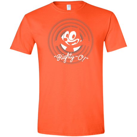 T-Shirts Orange / S Righty -O Men's Semi-Fitted Softstyle