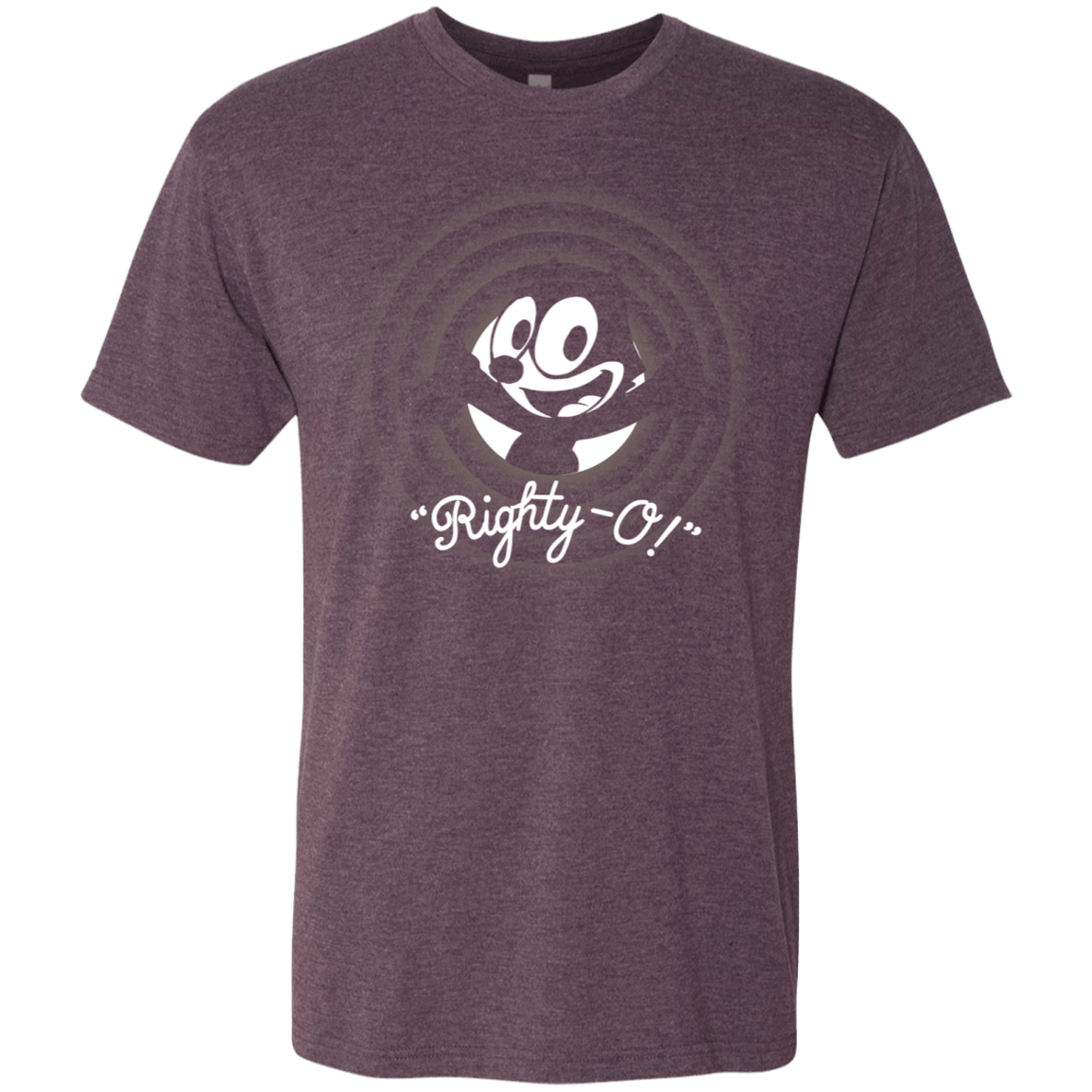 T-Shirts Vintage Purple / S Righty -O Men's Triblend T-Shirt