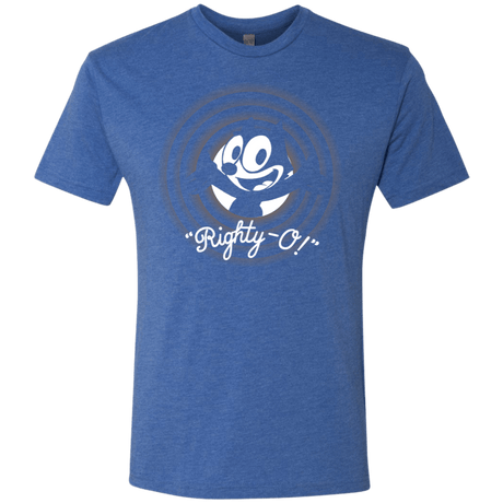 T-Shirts Vintage Royal / S Righty -O Men's Triblend T-Shirt