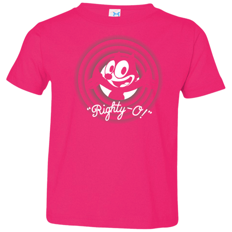 T-Shirts Hot Pink / 2T Righty -O Toddler Premium T-Shirt