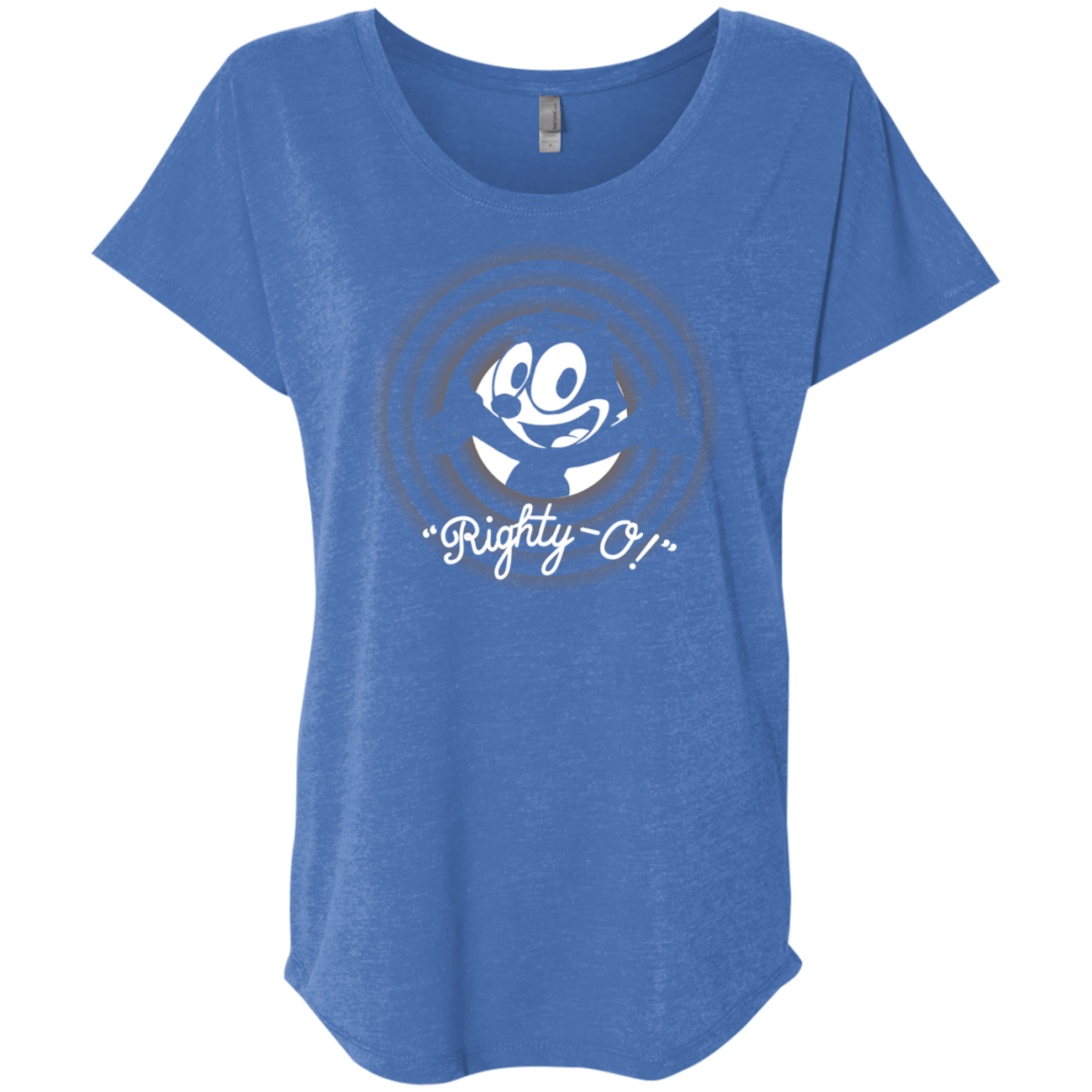 T-Shirts Vintage Royal / X-Small Righty -O Triblend Dolman Sleeve
