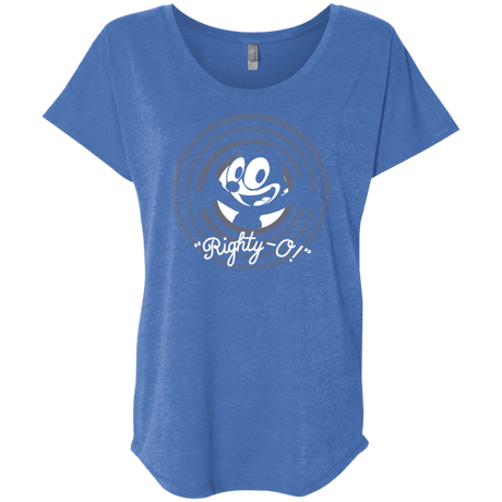 T-Shirts Vintage Royal / X-Small Righty -O Triblend Dolman Sleeve