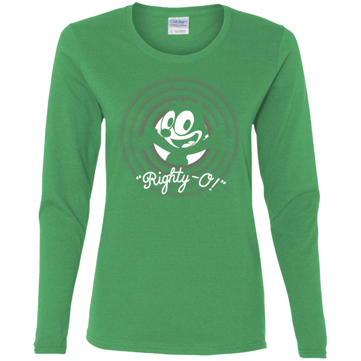 T-Shirts Irish Green / S Righty -O Women's Long Sleeve T-Shirt