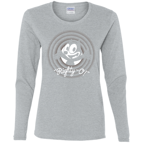 T-Shirts Sport Grey / S Righty -O Women's Long Sleeve T-Shirt