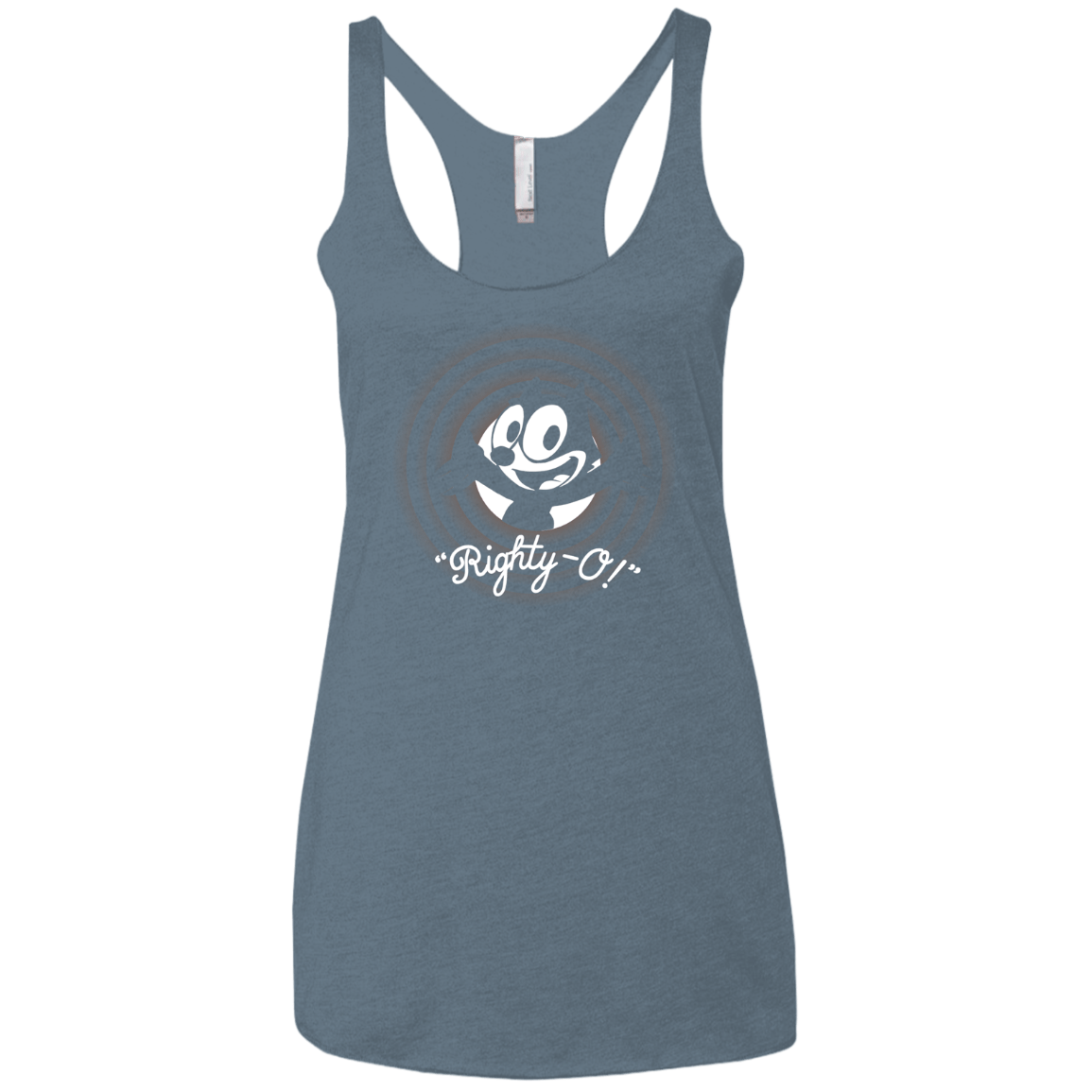 T-Shirts Indigo / X-Small Righty -O Women's Triblend Racerback Tank