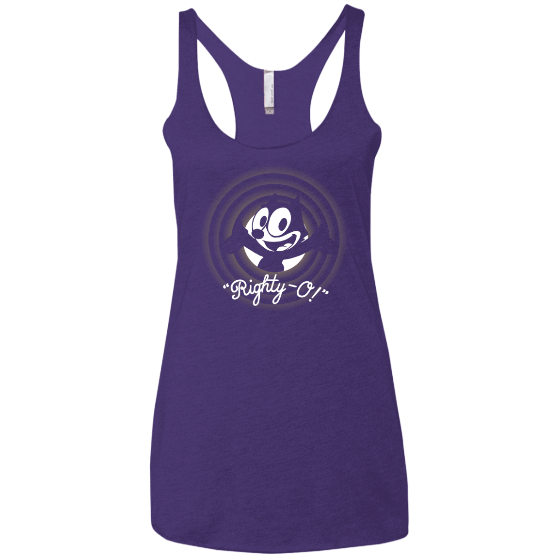 T-Shirts Purple Rush / X-Small Righty -O Women's Triblend Racerback Tank