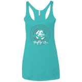 T-Shirts Tahiti Blue / X-Small Righty -O Women's Triblend Racerback Tank