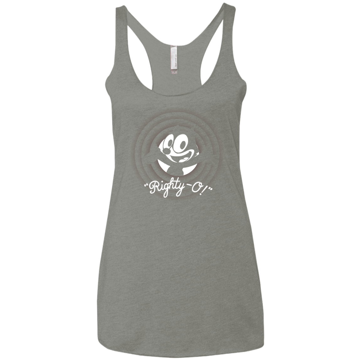 T-Shirts Venetian Grey / X-Small Righty -O Women's Triblend Racerback Tank