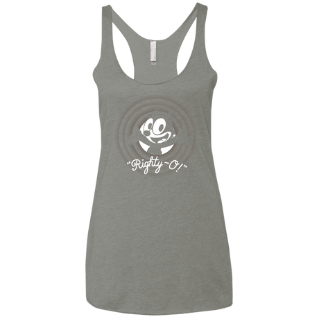 T-Shirts Venetian Grey / X-Small Righty -O Women's Triblend Racerback Tank