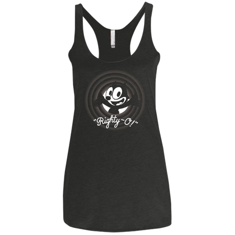 T-Shirts Vintage Black / X-Small Righty -O Women's Triblend Racerback Tank