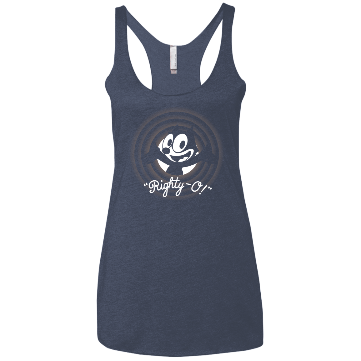 T-Shirts Vintage Navy / X-Small Righty -O Women's Triblend Racerback Tank