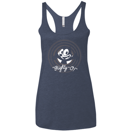 T-Shirts Vintage Navy / X-Small Righty -O Women's Triblend Racerback Tank