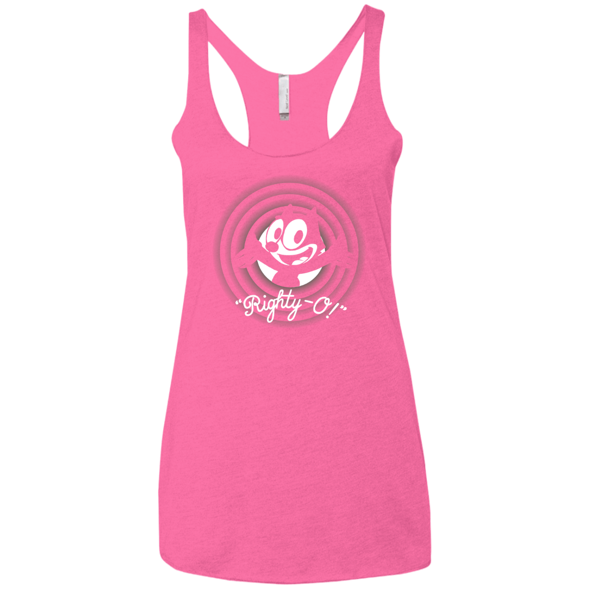 T-Shirts Vintage Pink / X-Small Righty -O Women's Triblend Racerback Tank
