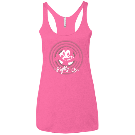 T-Shirts Vintage Pink / X-Small Righty -O Women's Triblend Racerback Tank