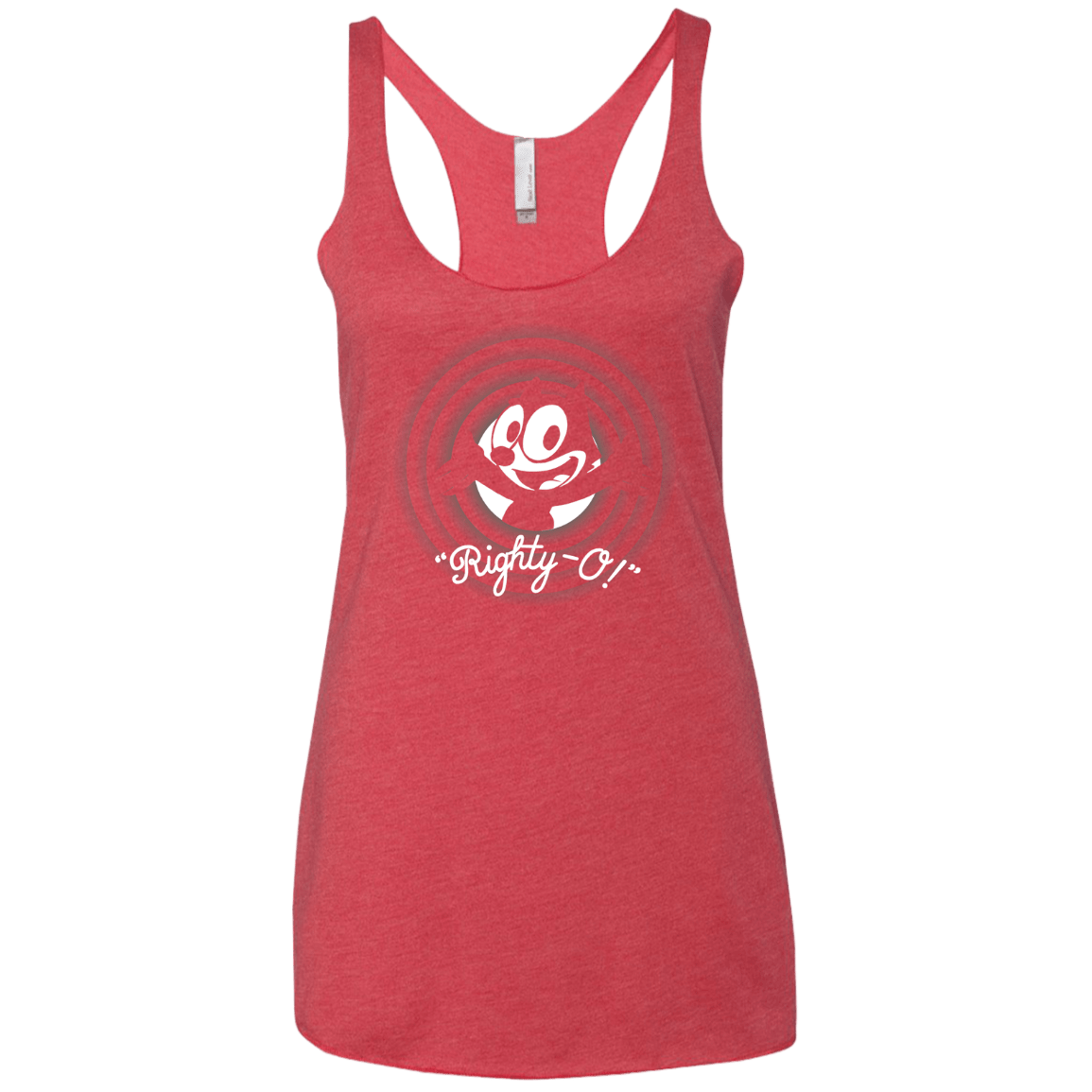 T-Shirts Vintage Red / X-Small Righty -O Women's Triblend Racerback Tank